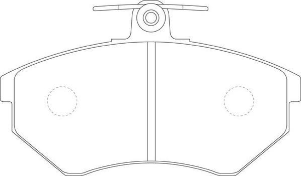 FIT FP0696 - Kit de plaquettes de frein, frein à disque cwaw.fr