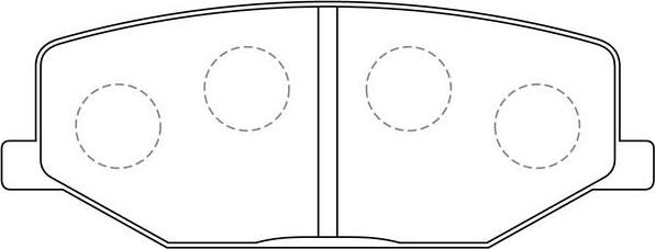 FIT FP0660 - Kit de plaquettes de frein, frein à disque cwaw.fr