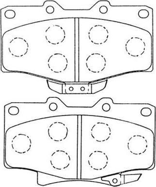 FIT FP0611 - Kit de plaquettes de frein, frein à disque cwaw.fr