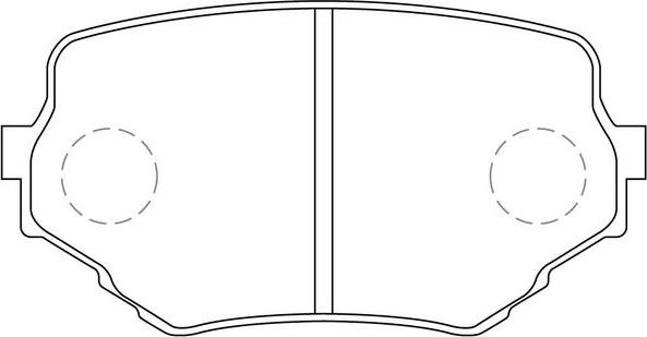 FIT FP0680 - Kit de plaquettes de frein, frein à disque cwaw.fr