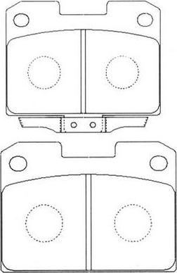 FIT FP0631 - Kit de plaquettes de frein, frein à disque cwaw.fr