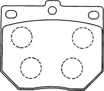 FIT FP0057 - Kit de plaquettes de frein, frein à disque cwaw.fr