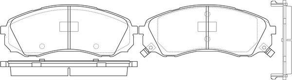 FIT FP0003 - Kit de plaquettes de frein, frein à disque cwaw.fr