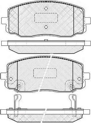 FIT FP0002 - Kit de plaquettes de frein, frein à disque cwaw.fr