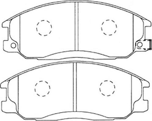 FIT FP0864 - Kit de plaquettes de frein, frein à disque cwaw.fr