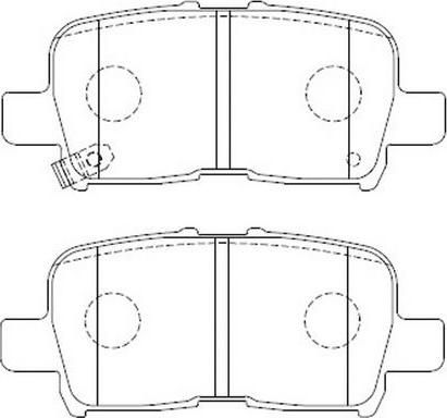 FIT FP0865 - Kit de plaquettes de frein, frein à disque cwaw.fr