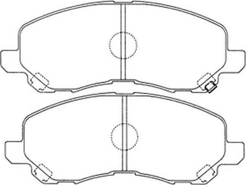 FIT FP0866 - Kit de plaquettes de frein, frein à disque cwaw.fr