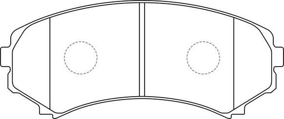 FIT FP0867 - Kit de plaquettes de frein, frein à disque cwaw.fr