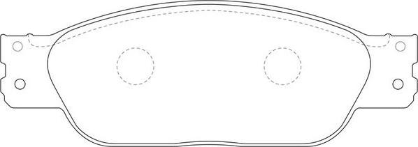 FIT FP0805 - Kit de plaquettes de frein, frein à disque cwaw.fr