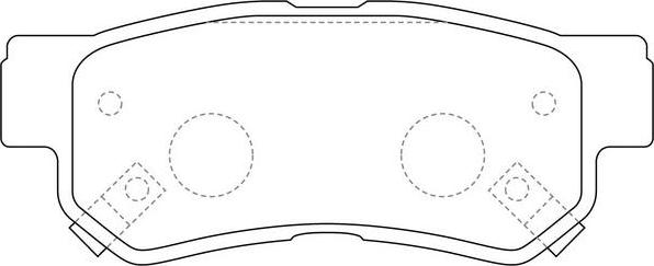 FIT FP0813 - Kit de plaquettes de frein, frein à disque cwaw.fr