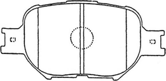 FIT FP0817 - Kit de plaquettes de frein, frein à disque cwaw.fr