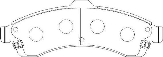 FIT FP0882 - Kit de plaquettes de frein, frein à disque cwaw.fr