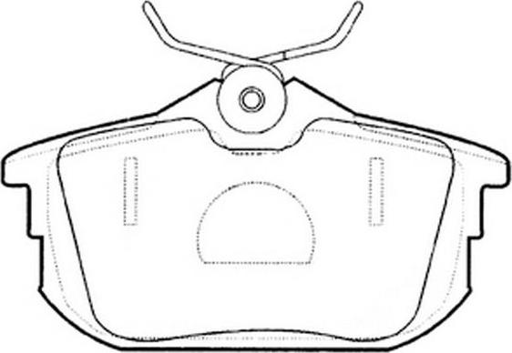 FIT FP0838 - Kit de plaquettes de frein, frein à disque cwaw.fr