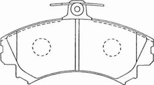 FIT FP0837 - Kit de plaquettes de frein, frein à disque cwaw.fr