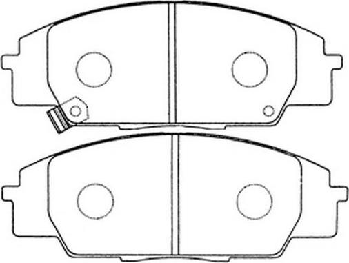 FIT FP0829 - Kit de plaquettes de frein, frein à disque cwaw.fr