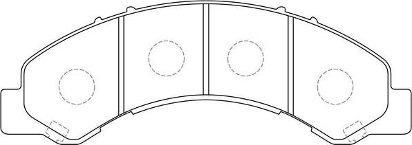 FIT FP0825 - Kit de plaquettes de frein, frein à disque cwaw.fr