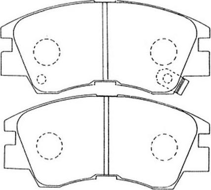 FIT FP0349 - Kit de plaquettes de frein, frein à disque cwaw.fr