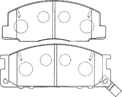 FIT FP0355 - Kit de plaquettes de frein, frein à disque cwaw.fr