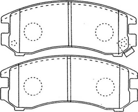 FIT FP0357 - Kit de plaquettes de frein, frein à disque cwaw.fr