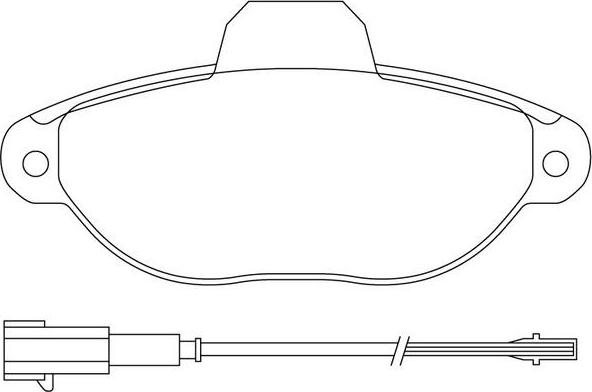 FIT FP0305E - Kit de plaquettes de frein, frein à disque cwaw.fr