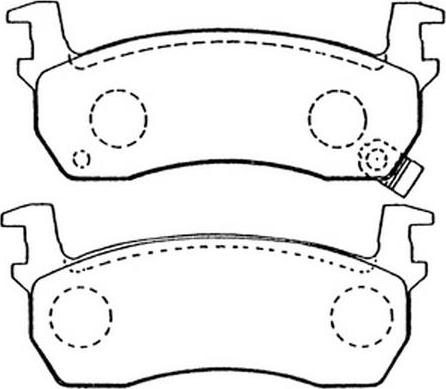 FIT FP0308 - Kit de plaquettes de frein, frein à disque cwaw.fr