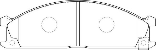 FIT FP0333 - Kit de plaquettes de frein, frein à disque cwaw.fr