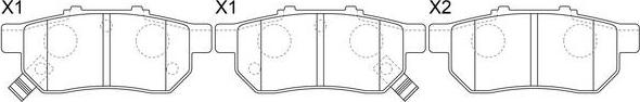 FIT FP0374 - Kit de plaquettes de frein, frein à disque cwaw.fr