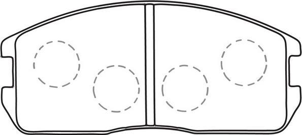 FIT FP0299 - Kit de plaquettes de frein, frein à disque cwaw.fr