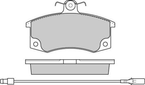 FIT FP0290E - Kit de plaquettes de frein, frein à disque cwaw.fr