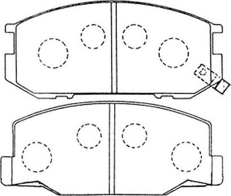 FIT FP0245 - Kit de plaquettes de frein, frein à disque cwaw.fr