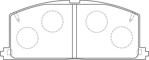 FIT FP0241 - Kit de plaquettes de frein, frein à disque cwaw.fr