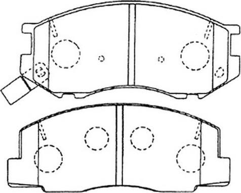 FIT FP0263 - Kit de plaquettes de frein, frein à disque cwaw.fr