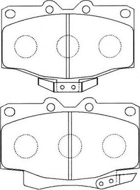 FIT FP0209 - Kit de plaquettes de frein, frein à disque cwaw.fr