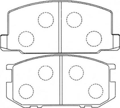 FIT FP0282 - Kit de plaquettes de frein, frein à disque cwaw.fr