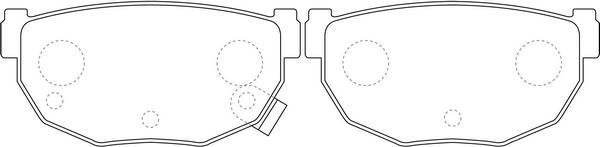 FIT FP0230 - Kit de plaquettes de frein, frein à disque cwaw.fr