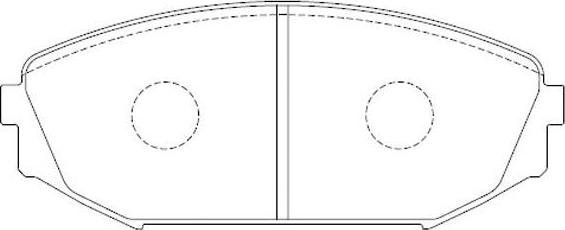 FIT FP0793 - Kit de plaquettes de frein, frein à disque cwaw.fr