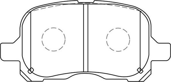 FIT FP0741 - Kit de plaquettes de frein, frein à disque cwaw.fr