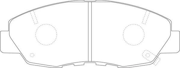 FIT FP0764 - Kit de plaquettes de frein, frein à disque cwaw.fr