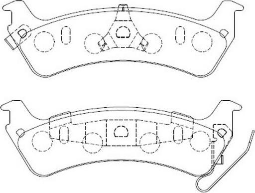 FIT FP0713 - Kit de plaquettes de frein, frein à disque cwaw.fr