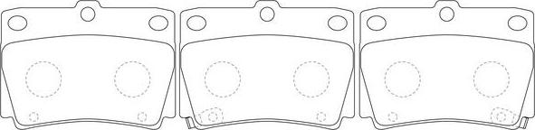 FIT FP0733 - Kit de plaquettes de frein, frein à disque cwaw.fr