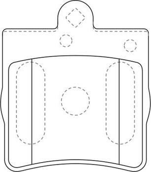 FIT FP0779 - Kit de plaquettes de frein, frein à disque cwaw.fr