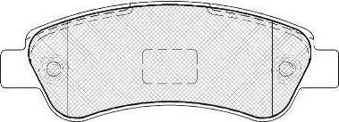 FIT FP1490 - Kit de plaquettes de frein, frein à disque cwaw.fr