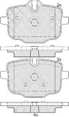 FIT FP1469 - Kit de plaquettes de frein, frein à disque cwaw.fr