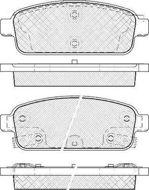 FIT FP1468 - Kit de plaquettes de frein, frein à disque cwaw.fr