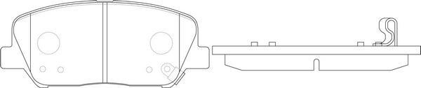 FIT FP1412 - Kit de plaquettes de frein, frein à disque cwaw.fr