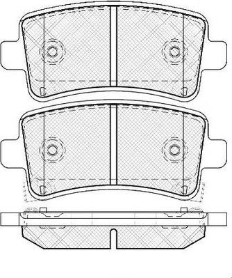 FIT FP1430 - Kit de plaquettes de frein, frein à disque cwaw.fr