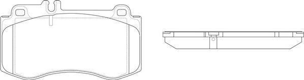 FIT FP1420 - Kit de plaquettes de frein, frein à disque cwaw.fr