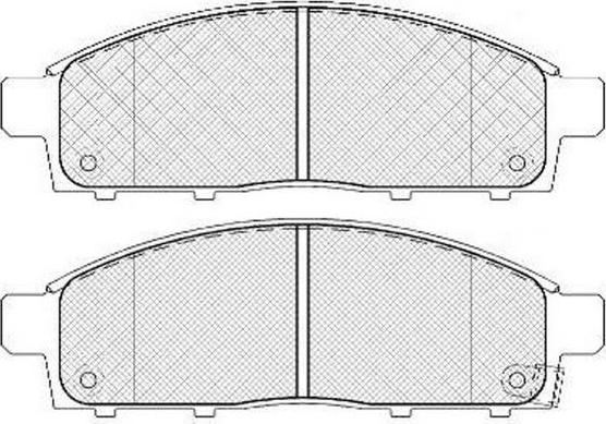 FIT FP1519 - Kit de plaquettes de frein, frein à disque cwaw.fr