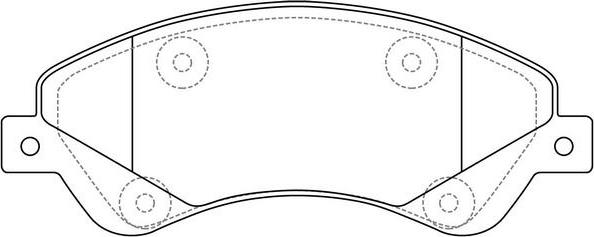 FIT FP1528 - Kit de plaquettes de frein, frein à disque cwaw.fr