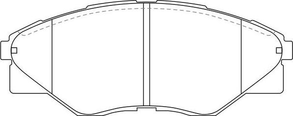 FIT FP1523 - Kit de plaquettes de frein, frein à disque cwaw.fr